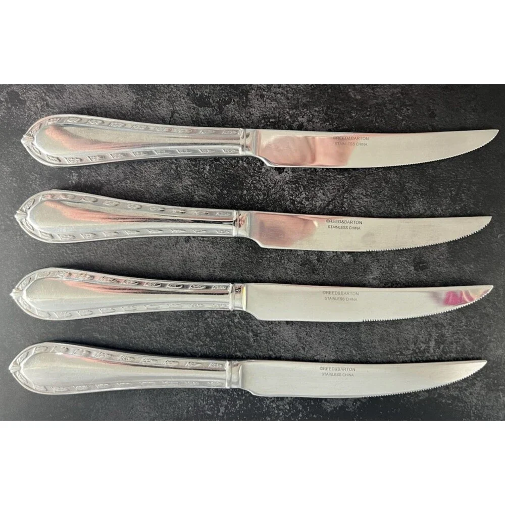 Reed & Barton Ivy Glen Steak Knife Set of 4